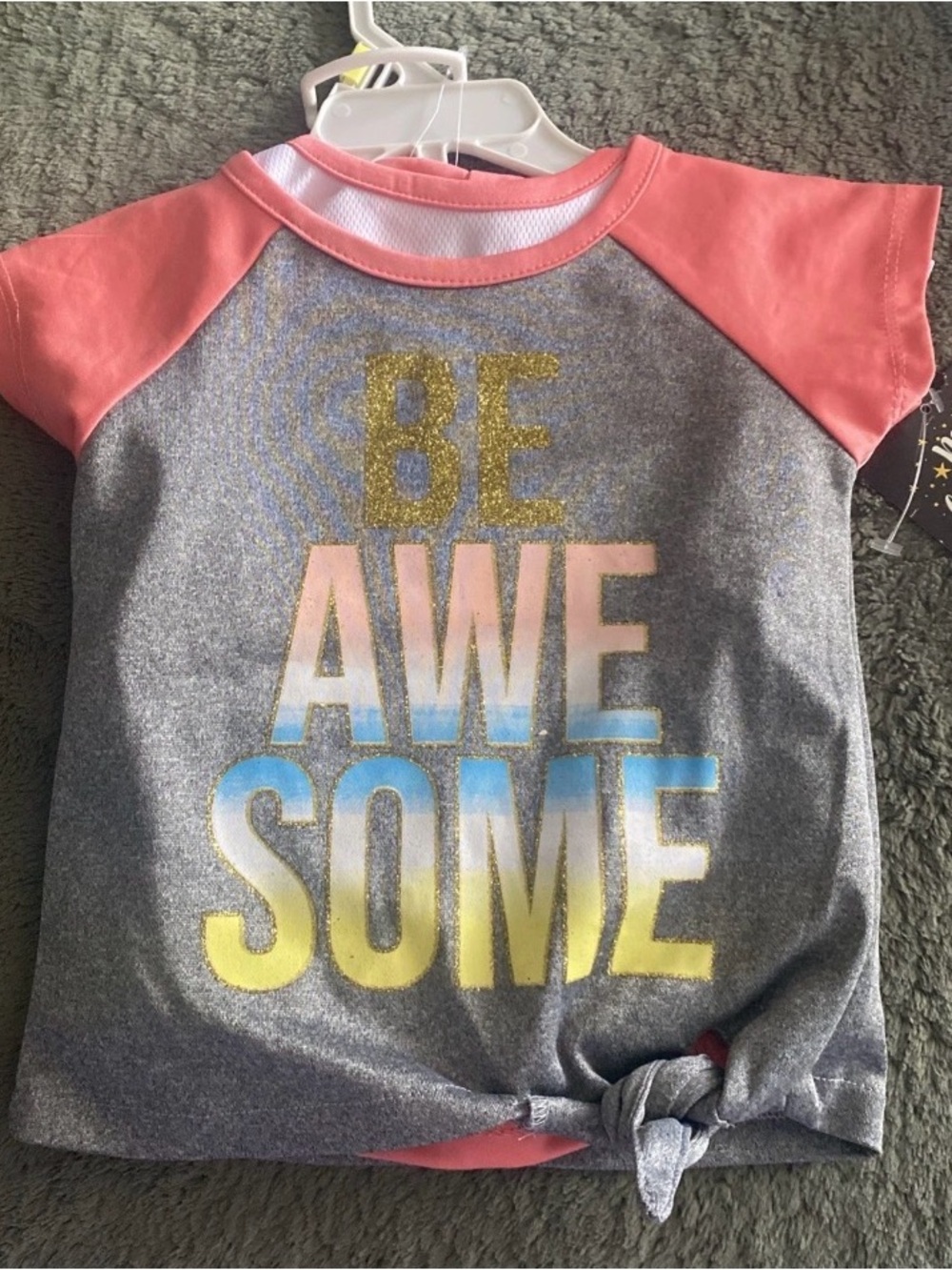 NWT My Destiny Toddler Girls'  3pc Set Shorts & 2 T-Shirts Size 12 M